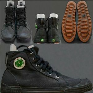 PF Flyers Center High Canvas Sneakers Men’s Size US 13 UK 12.5 EUR 47.5, Black